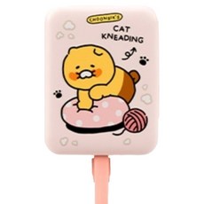 카카오프렌즈 데일리 고속충전 맥세이프 보조배터리 10000mAh, 춘식이 핑크, P24-MSPB10K01 가전디지털/1인방송 전문관 반품 최저가 23,390원