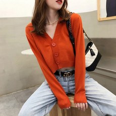 반야스토리 여성용 하이웨이스트 봄 가을 숏 가디건 PP22 패션의류/잡화/여성패션 반품 최저가 12,170원