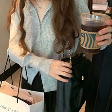 루나걸 여성용 윤쏘 투웨이 집업 니트 L25FKN072130 패션의류/잡화/여성패션 반품 최저가 18,220원