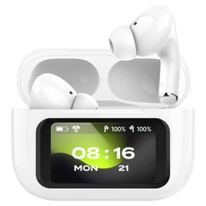 스마텍 LCD 터치스크린 블루투스 이어셋, STBT-TW6500LCD, 화이트 가전디지털/음향기기 반품 최저가 22,900원