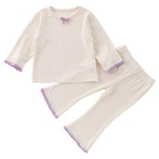 스타도어 데일리 리본 골지 상하복 세트 패션의류/잡화/유아동패션 반품 최저가 24,030원