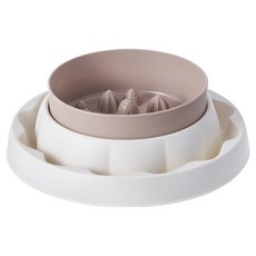 파스텔펫 반려동물 케이크 급체방지 식기, 베이지, 1개 반려동물용품/강아지 용품 반품 최저가 4,400원