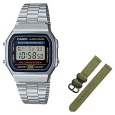 카시오 남녀공용 디지털 전자시계 A168WA-1U + 나토밴드 + 공구 세트 패션의류/잡화/남성패션 반품 최저가 37,420원