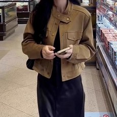 어썸풀 여성용 하버 스웨이드 자켓 A25FJK081417 패션의류/잡화/여성패션 반품 최저가 37,900원