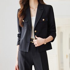 아뗄릭 루나 골든 버튼 캐주얼 정장 세트 11035 패션의류/잡화/여성패션 반품 최저가 38,900원