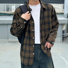 콘피아르 남성용 데일리 오버핏 체크 셔츠 TC10903 패션의류/잡화/남성패션 반품 최저가 29,900원