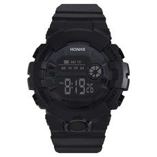 바이데 가벼운 스포츠 운동 전자시계, 올블랙, 1개 패션의류/잡화/남성패션 반품 최저가 6,570원