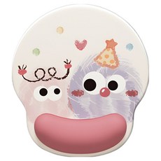에픽스 폭신 실리콘 손목보호 마우스패드, 보라몽, 1개 가전디지털/키보드/마우스 반품 최저가 6,330원