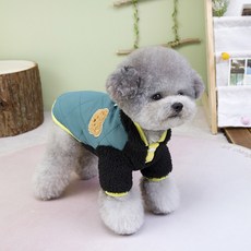 파스텔펫 반려동물 누빔 곰돌이 아노락, 그린, 1개 반려동물용품/강아지 용품 반품 최저가 7,290원