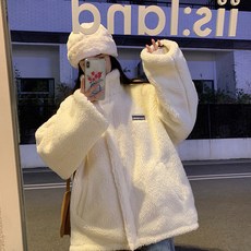 패션플로우 여성용 오버핏 양털 후리스 집업 패션의류/잡화/여성패션 반품 최저가 11,760원