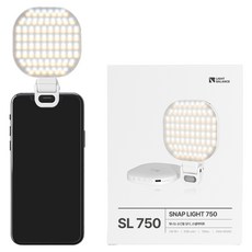 라이트밸런스 방송 촬영 셀카 휴대용 핸드폰 조명 지속광 LED 핫슈 클립형, 1개, 스냅라이트 SL-750 가전디지털/카메라 반품 최저가 33,340원