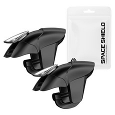 스페이스쉴드 스마트폰 호환 바이퍼 모바일 FPS 게임 사격 게이밍 4핑거 트리거 좌우세트, 블랙, 1세트 가전디지털/게임 반품 최저가 10,530원