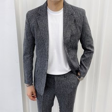 아도르클래식 남성용 심플 보카시 체크 결혼식 캐주얼 자켓 패션의류/잡화/남성패션 반품 최저가 38,420원