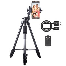 셀루미 4단 하이엔드 스마트폰 블루투스 삼각대 블랙 136cm, SEL-VCT520 가전디지털/휴대폰 액세서리 반품 최저가 33,380원