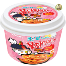삼양 까르보 불닭떡볶이, 179g × 1개, 1개 가전디지털/주방가전 반품 최저가 5,400원