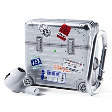 미아크 에어팟 캐리어 케이스, 에어팟 4세대, 실버, 1개 가전디지털/음향기기 반품 최저가 14,650원