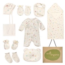 위드오가닉 신생아용 출산선물 10종 세트 패션의류/잡화/유아동패션 반품 최저가 50,050원