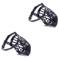 AnTs 강아지용 플라스틱 타이드 입마개 5호 목둘레 47cm, 그린, 2개 반려동물용품/펫티켓 산책용품 반품 최저가 3,890원