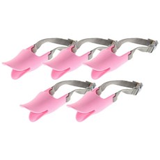 플레이차이나 도그포즈 오리부리 애견 입마개 M, 핑크, 5개입, 5개 undefined/undefined 반품 최저가 4,390원